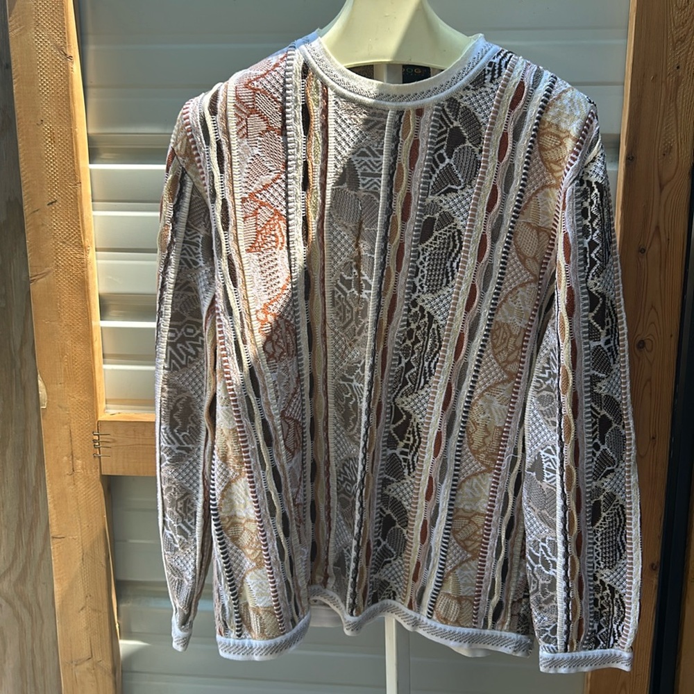 Authentic vintage men’s  Coogi sweater (Cel)